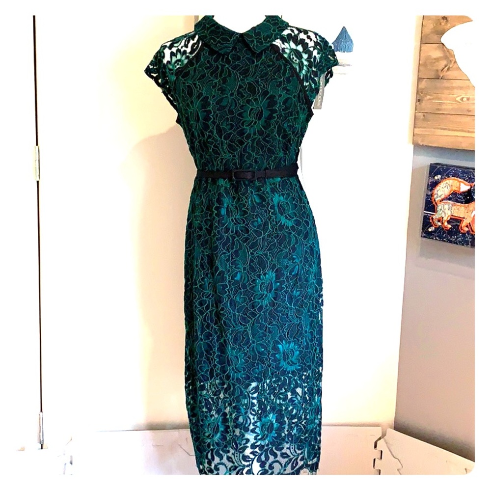 NWT NY&C SIZE 12 green dress